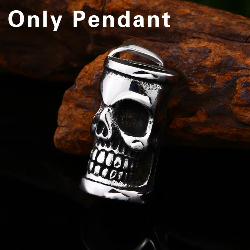 LHP096 BEIER, рок, панк стиль, Новое поступление, Череп, открывалка для бутылок, ожерелье, Мужская Личность, изысканные ювелирные изделия, дропшиппинг, LHP096 - Окраска металла: LHP096