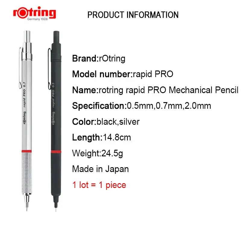 rotring rapid pro weight