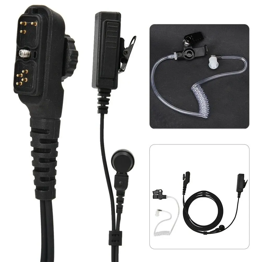 2 Microfoni Auricolari BOMMEOW Per Hytera PD785G PT580 - Morbidi E Flessibili