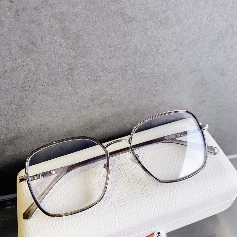 1 Glasses Frame Модные женские квадратные оправы для очков, однотонные трендовые стили, фирменный дизайн, оптические компьютерные очки, Женские оправы для очков, 6 цветов - Цвет оправы: 1 Glasses Frame