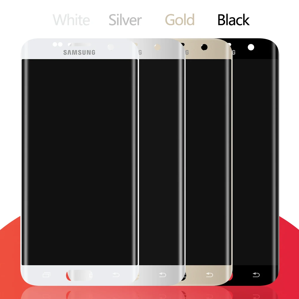 Супер AMOLED для 5," samsung S7 edge ЖК-экран+ сенсорная панель дигитайзер Замена для G935 G935F G935A