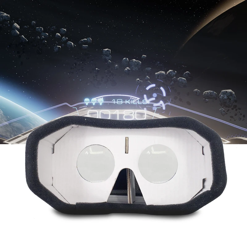 DIY Портативные Очки виртуальной реальности Google Cardboard 3D очки VR очки для смартфонов для Iphone X 7 8 VR
