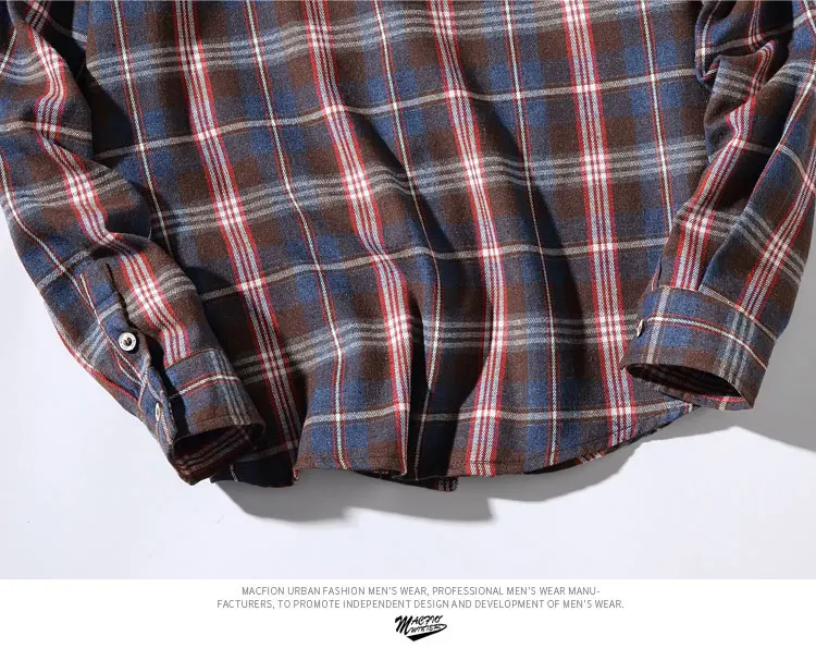 5XL повседневная мужская клетчатая рубашка, осенняя рубашка, мужские нарядные рубашки, Модная приталенная Хлопковая мужская рубашка с длинным рукавом Y2053