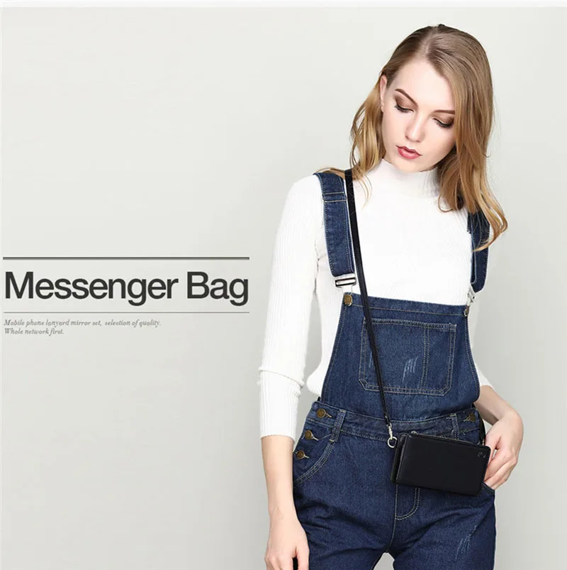 4 in 1 Leather Wallet Bag Case for iPhone X 6 6s 7 8 Plus Detachable Phone Cover Card Slot Girl Women Shoulder Bag Handbag Pouch (36)