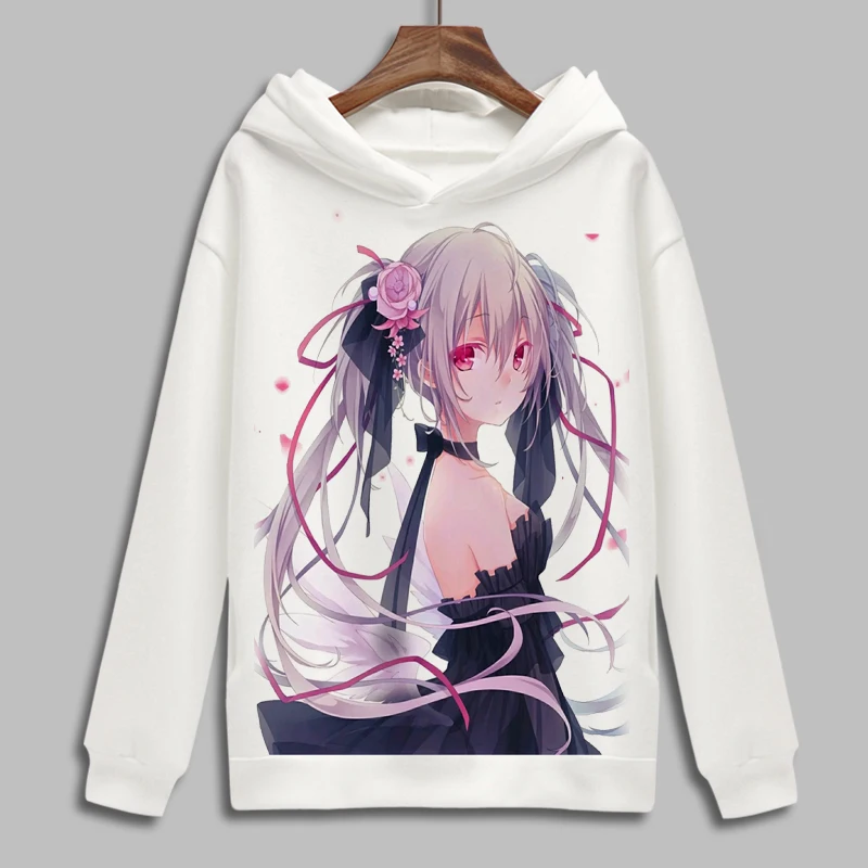 Худи для косплея Yosuga no Sora Kasugano Haruka с 3D принтом Харадзюку флисовая толстовка худи