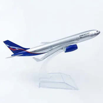

1/400 16cm Metal Airplane Model Aeroflot Airbus A330 Russian Air Passenger Plane Model Diecast Children Collections Gift Toys