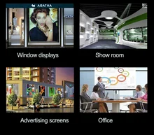 

Self adhesive 3d holographic rear projection film with High quality 5x100ft/roll