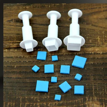 

3Pcs/Set Fondant Cookie Cake Cutter Ejector Stamp Plunger Cutters Mold Embossed Star DIY Kitchen Baking Cake Decorating Tools
