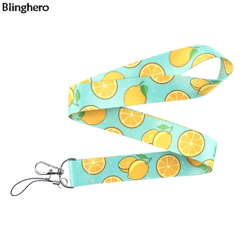 

Blinghero Cute Lemon Lanyards Keys Phone Neck Strap Fashion Hang Rope Stylish ID Badge Holders Keychains Lanyard ZC0243