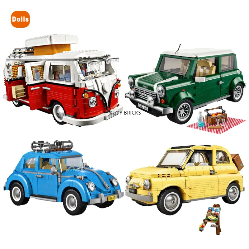 Новый технический подъем 500 VW Volkswagen T1 RV автомобиль фургон 10220 10271 10252 модель