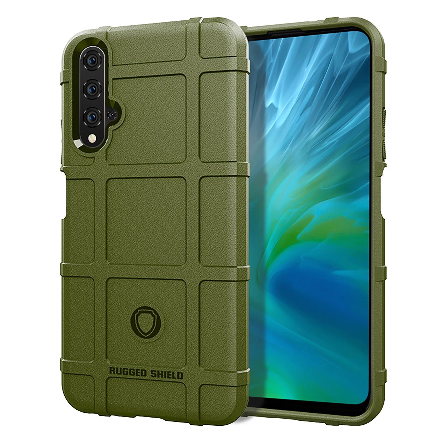 Силикон из углеродного волокна чехол для телефона huawei Nova 5T чехол прочный Броня амортизация ударопрочный чехол для huawei Nova5T чехол