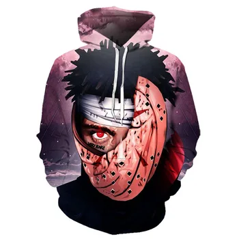 

Naruto Uzumaki Naruto Hoodies Jacket Men 3D Hoodie Akatsuki Coat Uchiha Sasuke Cosplay Costume Kakashi Hoodies Sweatshirts Tops
