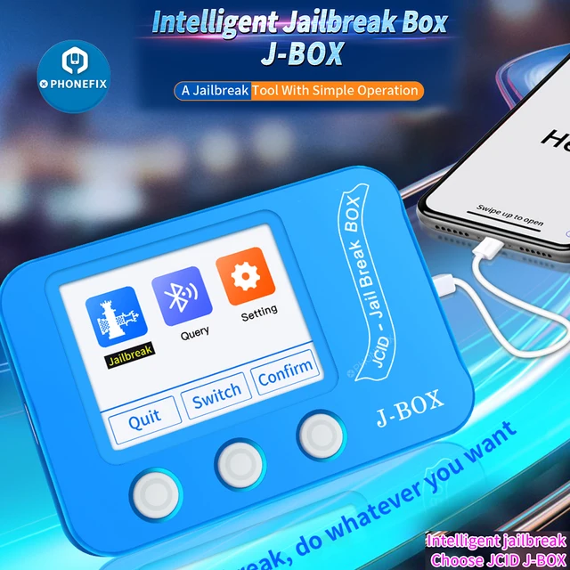 Jc J-box Jail Break Box Programmer For Iphone 6 To X For Ipad 5 To 12.9  Wi-fi And Bluetooth Address Retrieve - Repair Tool Sets - AliExpress