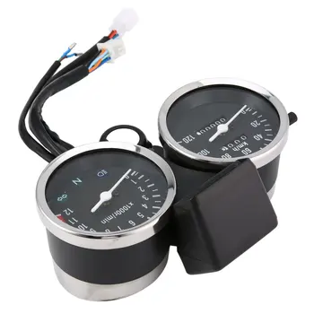 

Universal Motorcycle Universal Motorcycle Meter Speedometer Odometer Tachometer Speedometer Gauge for GN125 for HJ125-8