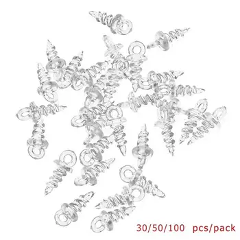 

30/50/100pcs Screw Swivel Rings Fishinghook Bait Screws Rings Hook Stops Carp Swivels Rings Fishing Tackle Chod Fishing Tools