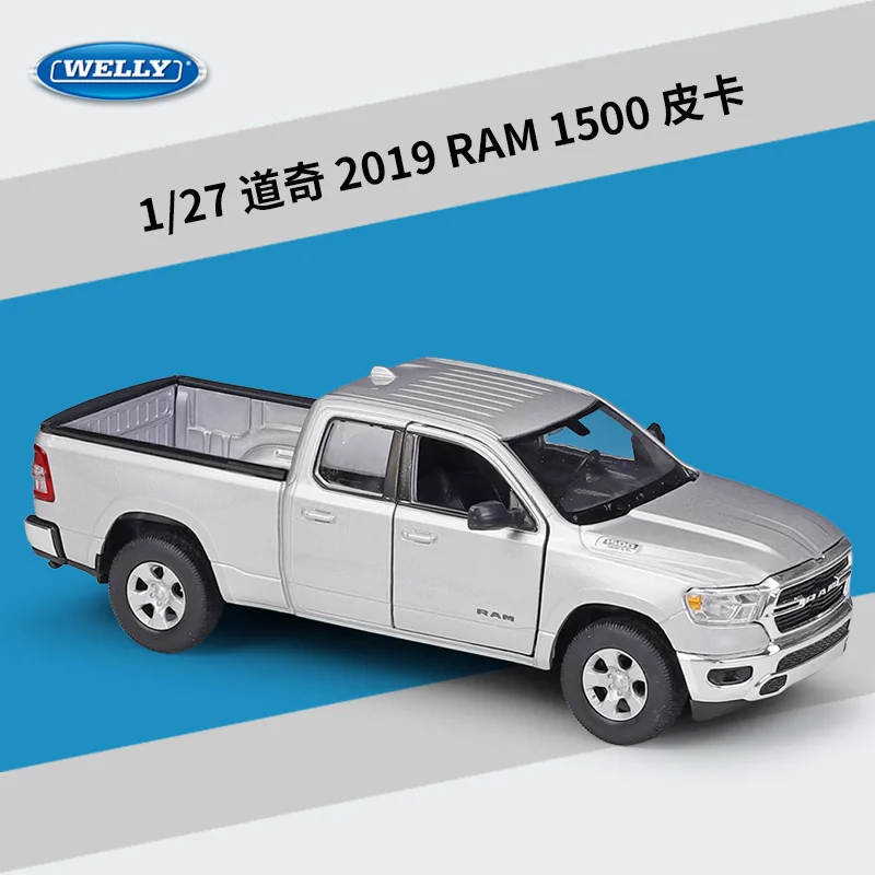 Модель грузовика WELLY Diecast в масштабе 1:27 модель пикапа Dodge 2019RAM1500 коллекция