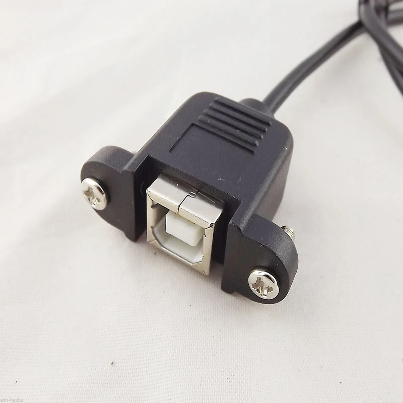 10 шт. USB 2,0 B женское крепление на панель для шаг 2,54 мм 5 Pin Материнская плата Кабель для принтера 30 см