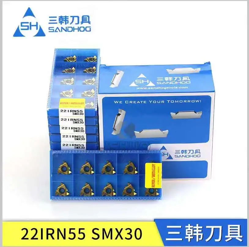 

SH 22IRN55 SMX30 22NR N55 carbide inserts 10pcs Threadin carbide inserts