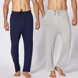 Большие размеры 3XL 4XL Мужские штаны для отдыха одежда для сна свободные мужские неглиже ночное белье мягкая Домашняя одежда повседневное