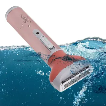 

4in1 Multifunction Women Electric Shaver Wool Device Lady Rechargeable Shaver Epilator Eyebrow Nose Hair Trimmer 19QE