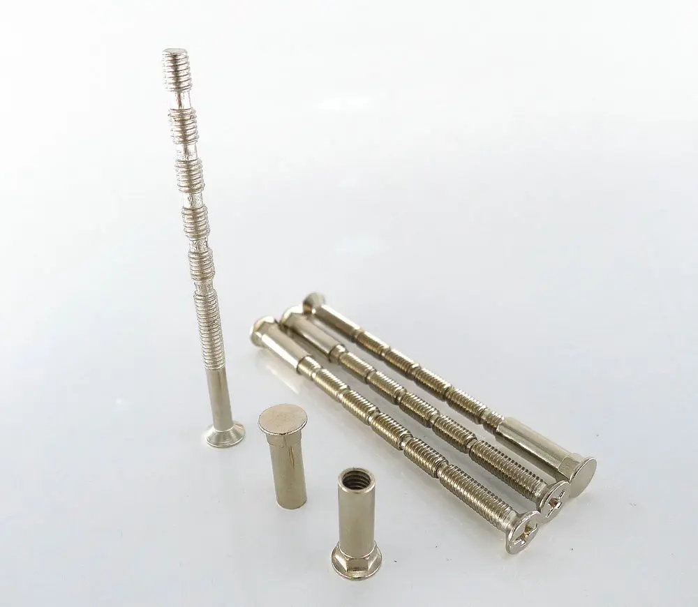 10Pcs Snap-Off Anti-Theft Cuttable Screws Hexagonal Sleeve Fixings M4 X 60/70/80/90/100/110/120mm Door Handle Spare Parts hex socket screw hexagon socket screw hexagon socket head screw