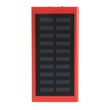 Солнечная батарея 8000mah внешний аккумулятор 2 USB светодиодный блок питания портативная мобильная зарядка телефона от солнечной батареи для Xiaomi Mi iphone XS 8plus