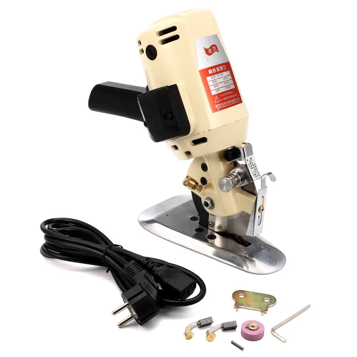 

Handheld Electric Round Cloth Cutter Scissors Shears Fabric Leather Cutting Machine Stitch High Accuracy Sewing Accessories 250W