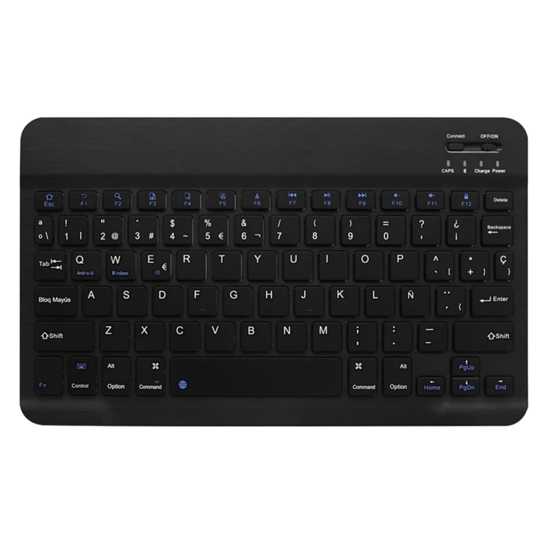 

7.9\" Mini Slim Bluetooth3.0 Wireless Portable Keyboard Built-in Battery Recharge