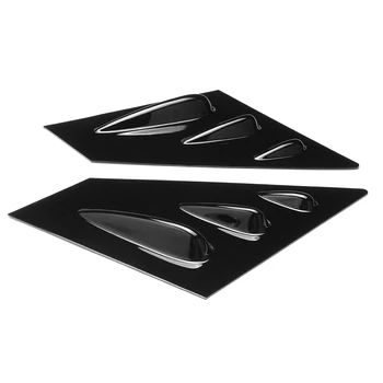 

2x Car Side Vent Window Louver Cover Trim For Subaru WRX STI 2015 2016 2017 2018 Window Louver Scoop Cover Vent ADV-9-WN-0044