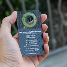 Индивидуальные визитные карточки из нержавеющей стали