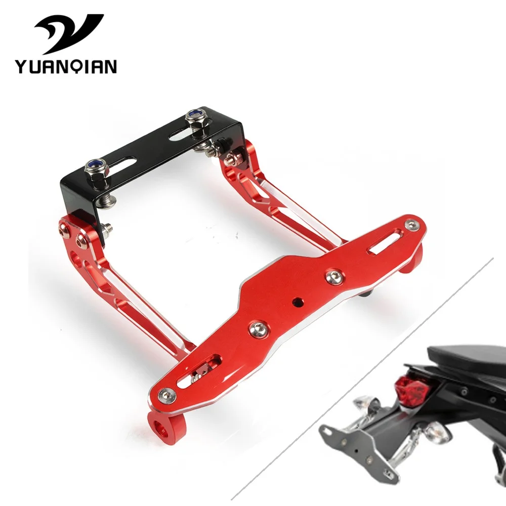 

Universal Motor License Number Plate Frame Holder Bracket For Honda NM4-2 CBR600 F5 CBF1000 YAMAHA XTZ250 Tenere XT660Z Tenere