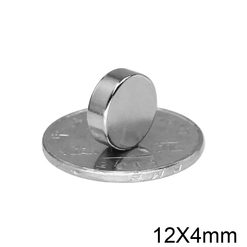 10/20/50/100PCS 12x4 mm N35 Round Magnets Neodymium Magnet Dia 12x4mm Permanent NdFeB Strong Powerful Magnetic Magnet 12*4 mm