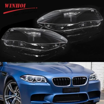 

Car Headlight Headlamp Clear Lens Auto Shell Cover For BMW Series 5 F18 F10 2011-2016 PC Left & Right Auto Headlight Covers