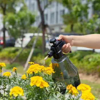 

2 Pc 1.5l Hand Pressure Sprayer Irrigation Gardening Tools And Equipment Mist Nozzle Brass Nozzle Pump Type For Garden