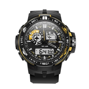

Three At Student Electronic Watch Motion Outdoors Teenagers Noctilucent Waterproof Run Man Trend Wrist Watch