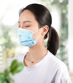

Disposable Face Masks Sterile 3 Layer Protection Masks Anti PM2.5 Safety Face Men And Women Elastic Masks