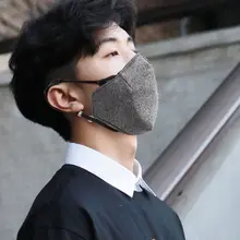 Зимняя одноцветная маска от пыли для взрослых и детей, эластичная моющаяся маска для ушей, с6ud