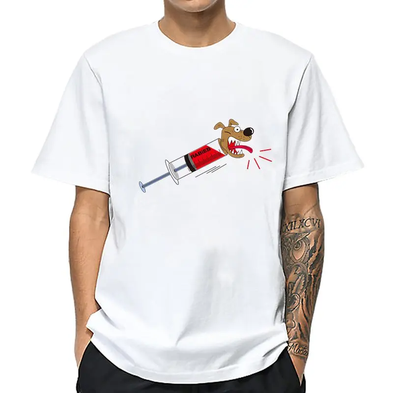 MOUNTSHARP креативная собака иллюстрация Мужская футболка бойфренд подарок Летняя мужская одежда веселое Harajuku футболки Топы с коротким рукавом
