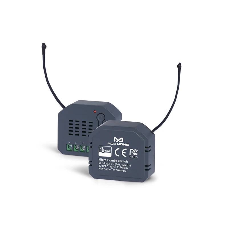 MCOHOME Micro Combo Switch MH-S222, Compatible With Alexa - Main Image