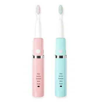 

Powerful Ultrasonic Sonic Electric Toothbrush with 4 Replacement Heads 5 Modes T4MB