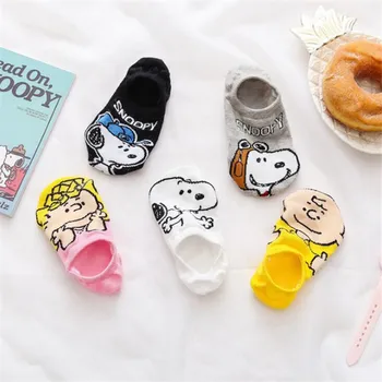 

Cute Cartoon Women Causal Cotton Socks Boat Comfortable Invisible Socks No Show Kawaii Socks For Lady Girl Meias Dropshipping