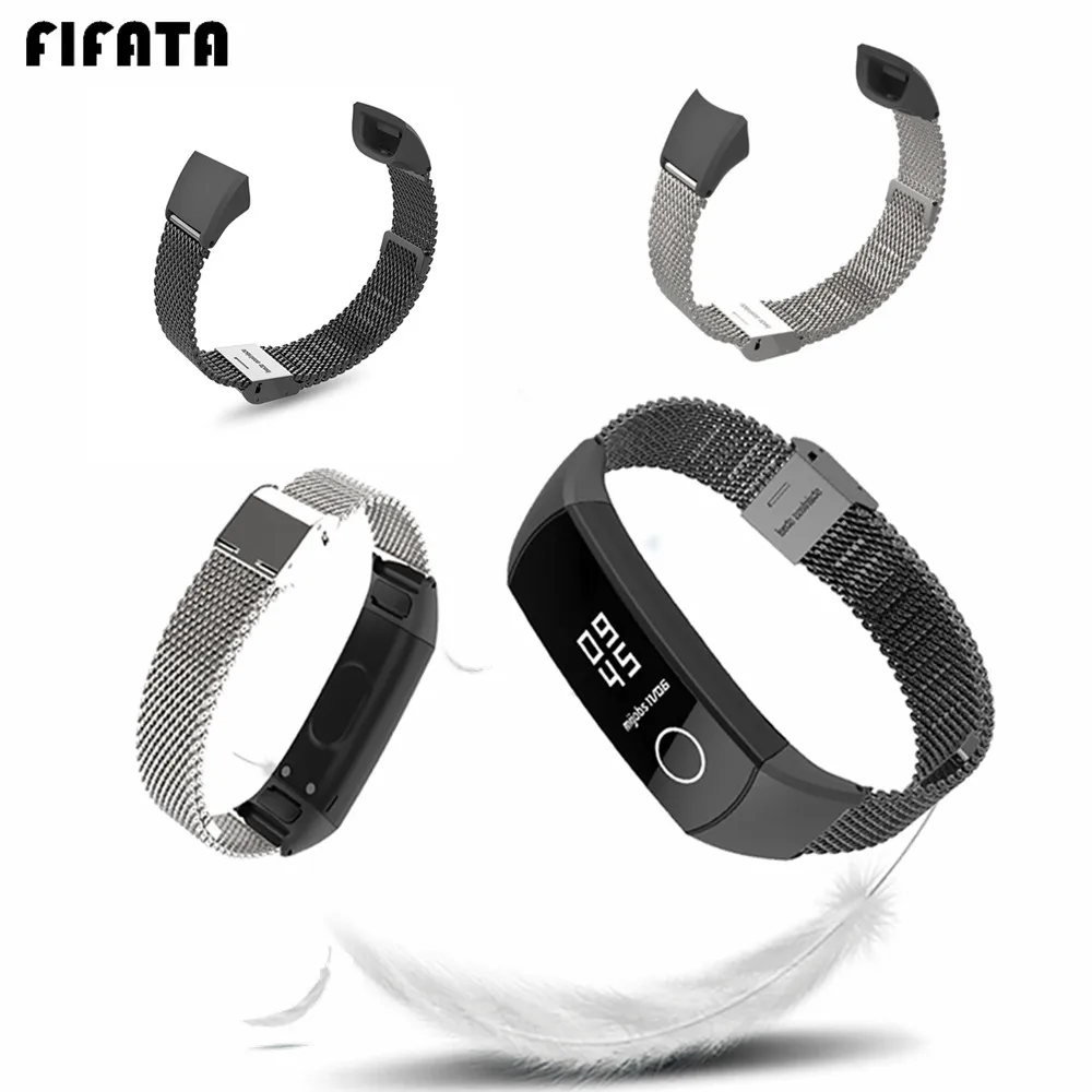 Металлический ремешок FIFATA для Huawei Honor band 4 модный часов 5 сменный