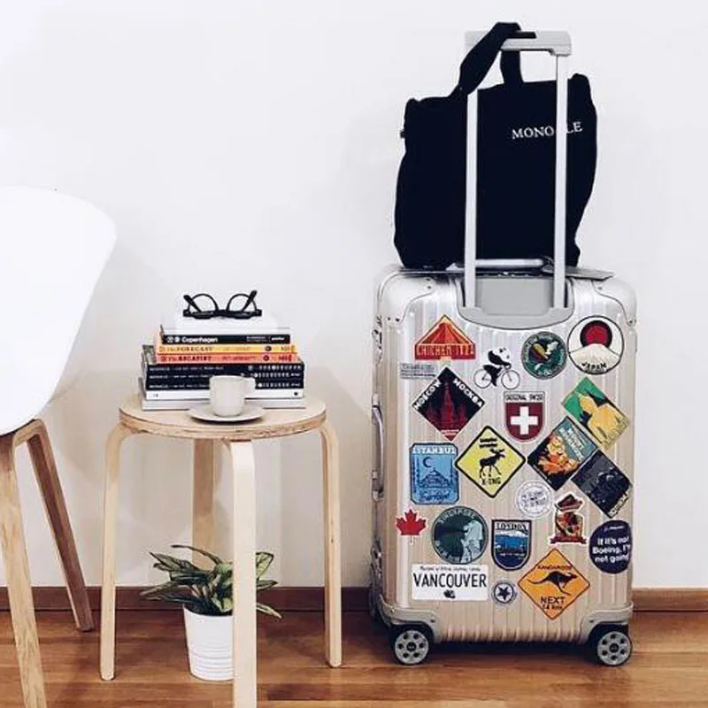 Travel Bag With Stickers