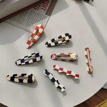 

New Fashion Vintage Geometric Hair Clips For Women Girl Headband Sweet Hair Pins Barrettes Hair Accessories Long Barrette