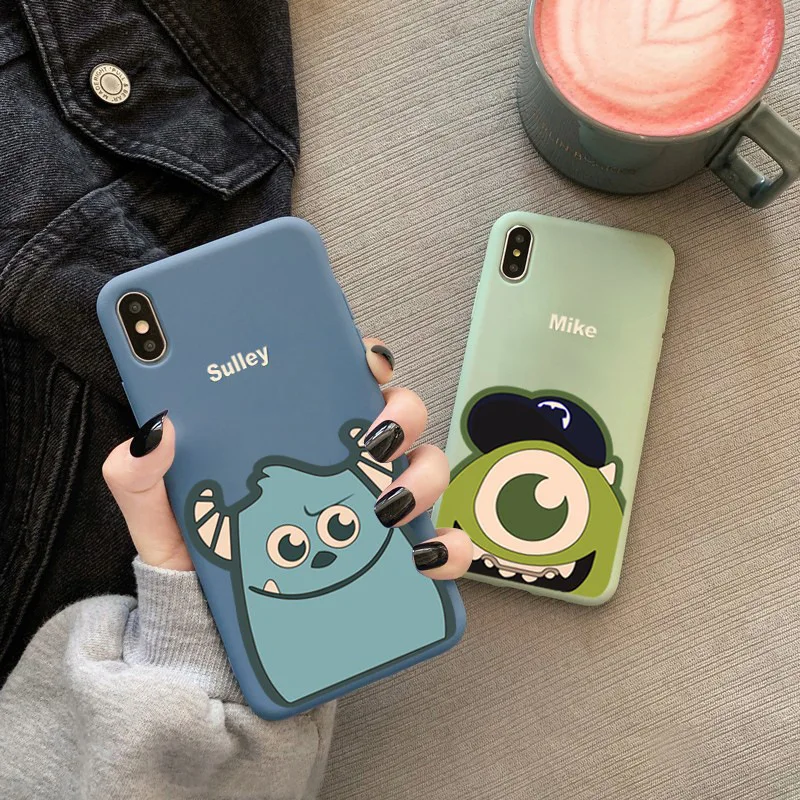 Cartoon font b Toy b font Story Sulley Mike font b Phone b font Cases For