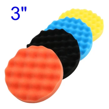 

4pcs Sponge Pad Buffing Polishing Assortment Equipment Detailing Automotive