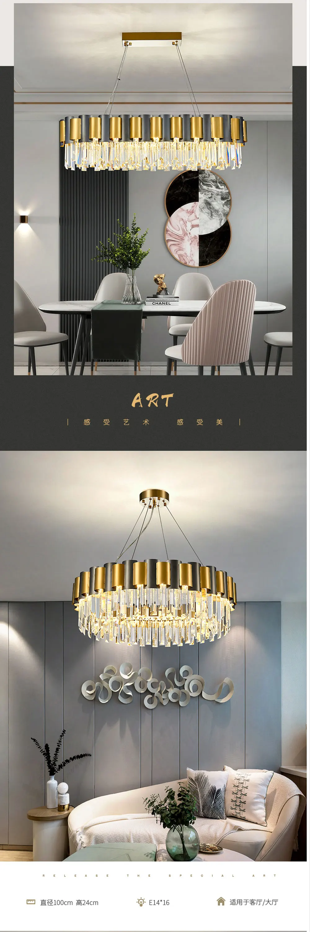 Led e14 Современный нержавеющая сталь хрусталь висячие лампы Золотой подвесной светильник s. Подвесной светильник. Подвесной светильник для столовой фойе