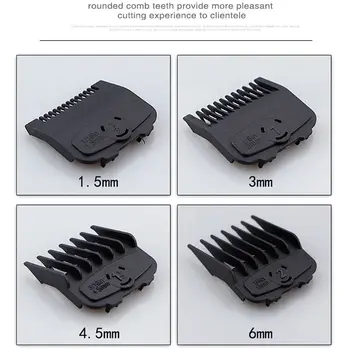 

1Set Professional Black Cutting Guide Combs Magnet Limit Combs Hair Trimmer Tool 19QE