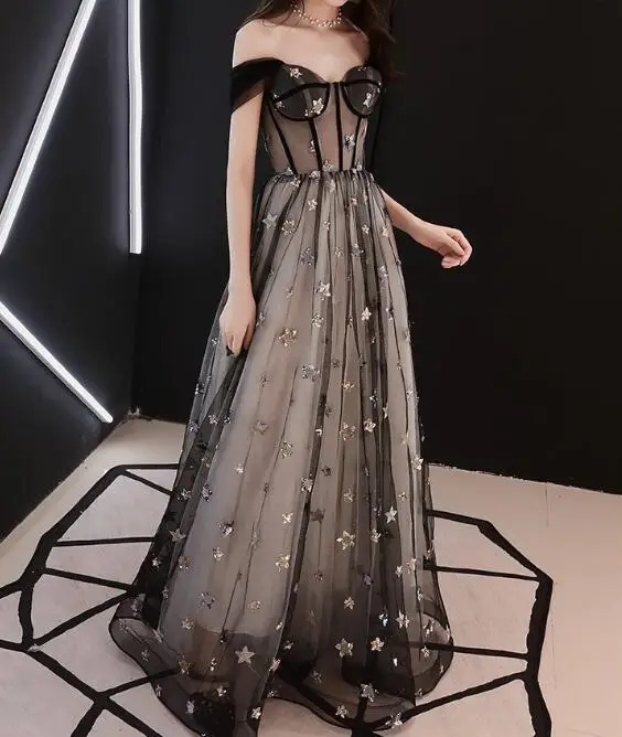 black star prom dress