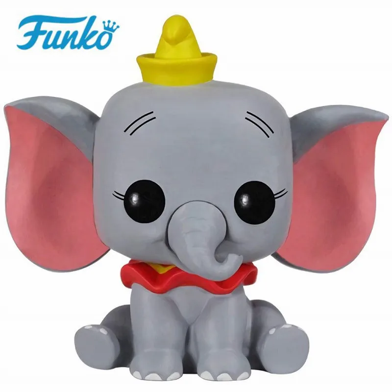 FUNKO POP disney мультфильм Dumbo игрушечные фигурки для детей день рождения Рождество Новогодний подарок коллекция виниловая модель